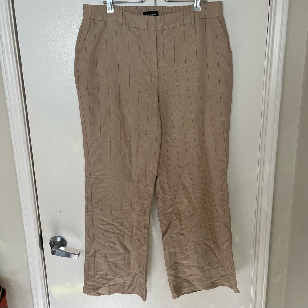Express High-rise Pin-stripe pant
